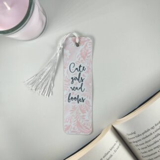 Cute girls read books laminált könyvjelző