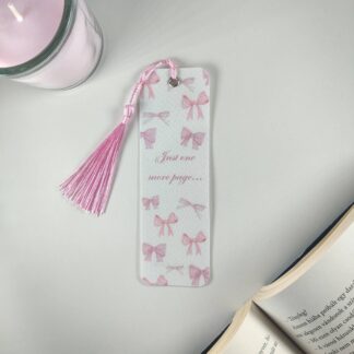 Just one more page laminált könyvjelző