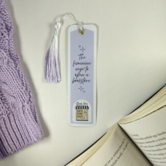 Feminine urge laminált könyvjelző