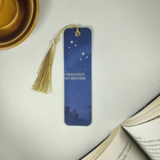 I read past my bedtime könyvjelző