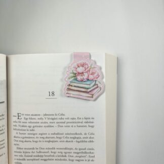 Rózsás mágneses könyvjelző
