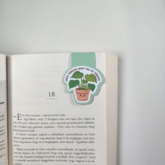 Pozitív növény mágneses könyvjelző