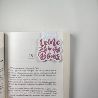 Bor és könyvek mágneses könyvjelző