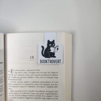 Booktrovert mágneses könyvjelző