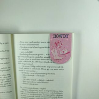 Howdy mágneses könyvjelző