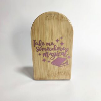 Magical fa könyvtámasz