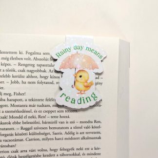 Mágneses könyvjelző esős tavaszi napokra