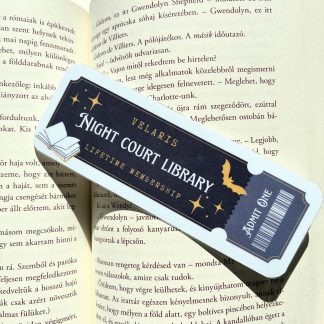 Night Court Library laminált könyvjelző