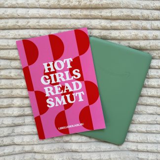 Hot girls read SMUT e-könyv olvasó hátlap